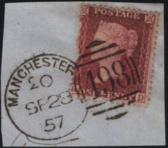 142158 1857 PIECE 1D (SG40) 'MANCHESTER/498' SPOON TYPE D2 (RA80).