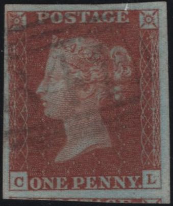 142177 1844 1D PL.46 (SG8)(CL) FINE USED.