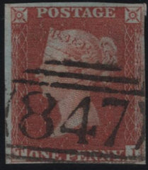 142178 1844 1D PL.46 (SG8)(TI) FINE USED.