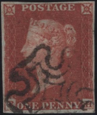 142179 1843 1D PL.33 (SG8)(RH VARIETY P CONVERTED TO R)(SPEC BS22c).