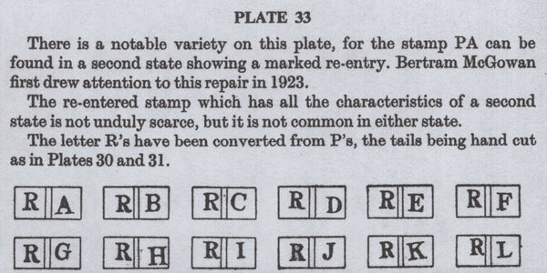 142179 1843 1D PL.33 (SG8)(RH VARIETY P CONVERTED TO R)(SPEC BS22c).