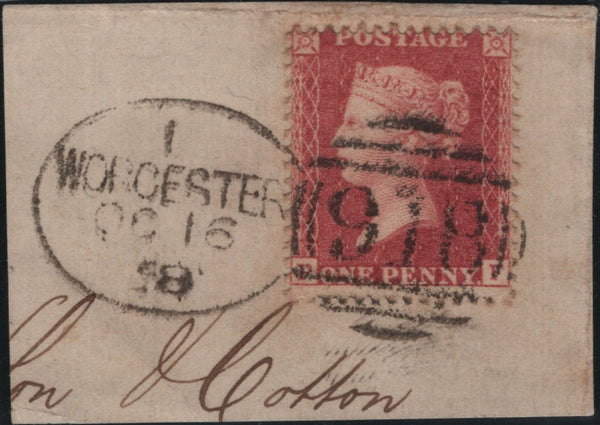 142181 1858 PIECE 1D (SG40) 'WORCESTER/918' ORIGINAL SPOON (RA127).