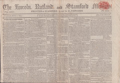 142228 THE 'STAMFORD MERCURY' NEWSPAPER, GROUP OF SEVEN ITEMS INCLUDING 1805 NEWSPAPER AND LATER USAGES.
