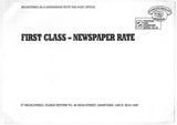 142228 THE 'STAMFORD MERCURY' NEWSPAPER, GROUP OF SEVEN ITEMS INCLUDING 1805 NEWSPAPER AND LATER USAGES.