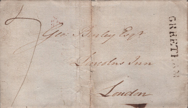 142236 1803-1912 GROUP OF EXTO, RUTLAND POSTAL HISTORY (8 ITEMS).
