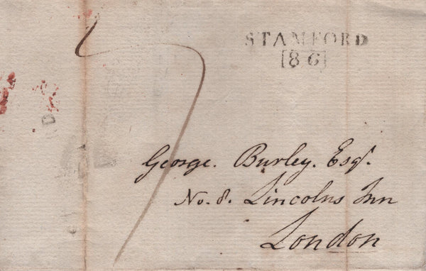 142236 1803-1912 GROUP OF EXTO, RUTLAND POSTAL HISTORY (8 ITEMS).