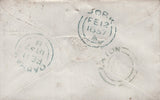 142236 1803-1912 GROUP OF EXTO, RUTLAND POSTAL HISTORY (8 ITEMS).