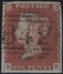 142256 1846 1D PL.71 (SG8)(KE) FINE USED.