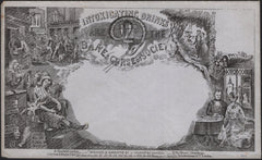 142270 CIRCA 1890 DERAEDEMAEKER REPRINT VALLENTINE TEMPERANCE ENVELOPE.