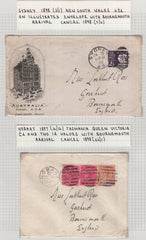 142290 BOURNEMOUTH POSTAL HISTORY, MAIL FROM OVERSEAS 1897-1988 (88 ITEMS).