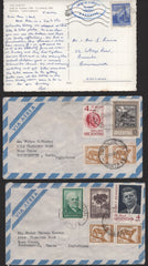 142291 BOURNEMOUTH POSTAL HISTORY, OVERSEAS MAIL TO AND FROM BOURNEMOUTH  1898-1988 (74 ITEMS).