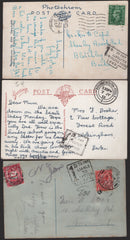 142292 BOURNEMOUTH POSTAL HISTORY 1903-1989 EXTENSIVE COLLECTION UNDERPAID MAIL AND 20TH CENTURY USAGES.