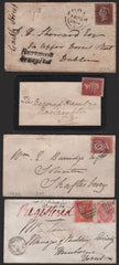 142293 BOURNEMOUTH POSTAL HISTORY 1844-1919 (42 ITEMS).