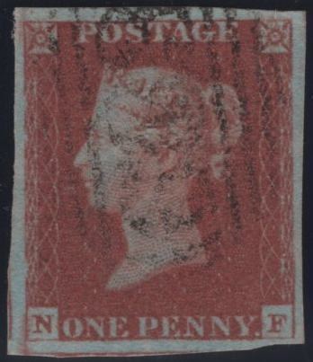 142298 1848 1D PL.75 (SG8)(NF RE-ENTRY SPEC BS64c).