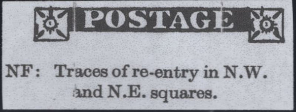 142298 1848 1D PL.75 (SG8)(NF RE-ENTRY SPEC BS64c).
