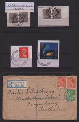 142302 VERY FINE COLLECTION BOURNEMOUTH POSTAL HISTORY 1873-1979 (154 ITEMS) OF SUB  POST OFFICE CANCELLATIONS.