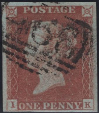 142304 1847 1D PL.73 (SG8)(IK) FINE USED.