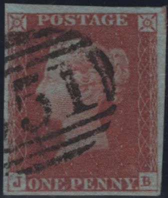 142306 1847 1D PL.77 (SG8)(JB) FINE USED.