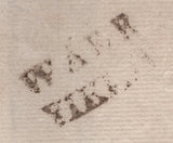 142323 CIRCA 1781-85 MAIL WAKEFIELD TO CAMBRIDGE WITH 'WAKE/FIELD' HANDSTAMP (YK3034).