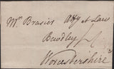 142333 CIRCA 1750 WRAPPER LONDON TO BEWDLEY WITH LONDON BISHOP MARK.