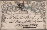 142353 1840 1D MULREADY WRAPPER USED WITHIN LONDON, BLACK MALTESE CROSS AND 'T.P/CharlesSt Westr' RECEIVERS HANDSTAMP IN BLUE.
