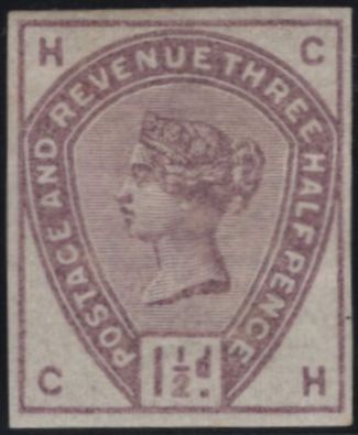 142361 1884 1½D LILAC (SG188) IMPERFORATE IMPRIMATUR (CH).