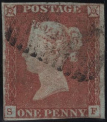 142367 1846 1D PL.68 (SG8)(SF) USED.