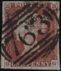 142368 1846 1D PL.65 (SG8)(GG) GOOD USED.
