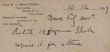 142397 1897 POSTCARD BONCATH, PEMBS TO CARMARTHEN ½D (SG197) 'BONCATH/F63' DUPLEX.
