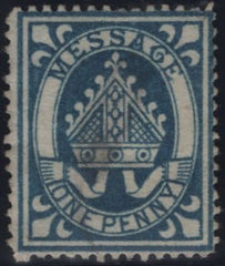 142477 1877 LINCOLN COLLEGE, OXFORD 1D BLUE (CS11) USED.