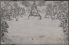 142511 1840 1D MULREADY PROGRESSIVE DIE PROOF OF FRONT, STATE THREE IN BLACK ON INDIAN WHITE WOVE PAPER.