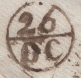 142519 1780 FREE MAIL LONDON TO MARGATE WITH 'POST/PAID' CIRCULAR HANDSTAMP (L91a).