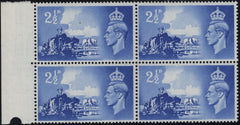 142533 1948 2 ½d CHANNEL ISLES LIBERATION (SG C2) CONSTANT VARIETY 'LINE ACROSS WHEEL' (SPEC QCom13b).