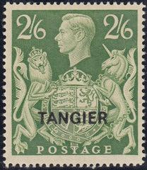 142579 1942 2/6 YELLOW-GREEN (SG476b) 'TANGIER' SHOWING RE-ENTRY, FINE O.G.