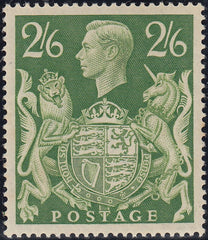 142584 1942 2/6 YELLOW-GREEN (SG476b) 'MAJOR UNICORN RE-ENTRY' GOOD UNMOUNTED O.G.