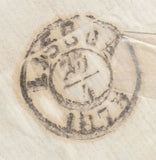 142619 1875 MAIL STAFFORD TO LISBON 1S GREEN PL.11 (SG150).