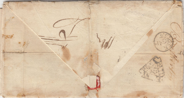 142624 1767 MAIL TO THE FOUNDLING HOSPITAL WITH HERMITAGE DOCKWRA HANDSTAMP (L343).