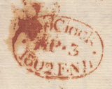 142626 1802 MAIL PETERSBURGH, U.S.A. TO KENSINGTON, LONDON GOOD STRIKE 'Ship Letter/CROWN/DEAL' HANDSTAMP IN BLACK 'Robertson S7'.