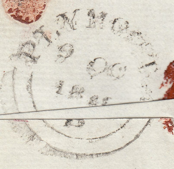 142628 1841 MAIL LANDRAKE, CORNWALL TO PLYMOUTH WITH 'Landrake/ Penny Post'  HANDSTAMP (CO135).