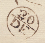 142632 1775 MAIL LONDON TO BRIDGWATER, RE-DRIECTED TO TAUNTON WITH VERY FINE 'Partington' LONDON RECEIVERS HANDSTAMP.