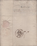 142632 1775 MAIL LONDON TO BRIDGWATER, RE-DRIECTED TO TAUNTON WITH VERY FINE 'Partington' LONDON RECEIVERS HANDSTAMP.