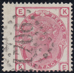 142650 1873 3D ROSE (SG143) FRENCH '1706' CANCELLATION.