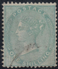 142661 1856 1S PALE GREEN (SG73) VERY FINE USED.
