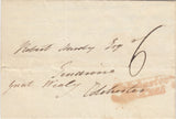 142683 CIRCA 1829-1839 LETTER HADLEIGH, SUFFOLK TO COLCHESTER WITH 'HADLEIGH' UDC IN BLACK (SK156).
