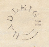 142683 CIRCA 1829-1839 LETTER HADLEIGH, SUFFOLK TO COLCHESTER WITH 'HADLEIGH' UDC IN BLACK (SK156).