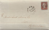 142692 1843 MAIL STOCKPORT TO ROTHERHAM 1D (SG8) STOCKPORT MALTESE CROSS.