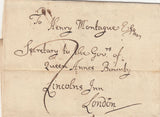 142704 1758 MAIL UFFORD, SUFFOLK TO QUEEN ANNES BOUNTY, LONDON 'IPS/WICH' TWO LINE HANDSTAMP (SK180).