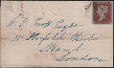 142762 1844 MAIL TO LONDON 1D PL.42 (SG8)(HA).