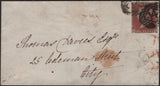 142767 1847 MAIL USED IN LONDON WITH THE SMALL CIRCULAR 'GENERAL POST OFFICE/FEBRUARY 20 1847' DATE STAMP (19mm) APPARENTLY THE ONLY RECORDED EXAMPLE.