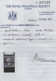 142772 1849 1D IMPERF PL.90 (SG8)(BL) 'SPECIMEN' TYPE 1 OVERPRINT (SPEC BS79s) VERY FINE UNUSED.